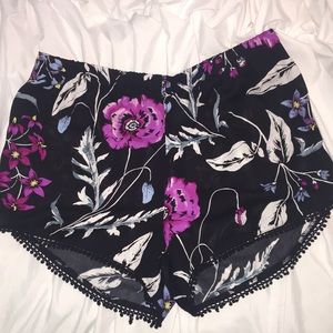 Express floral shorts